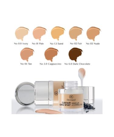 Dermacol Caviar Long Stay Make-Up Corrector - Caviar Essence Long-Lasting Foundation ( 3 Nude ) - Buy Online on GoSupps.com