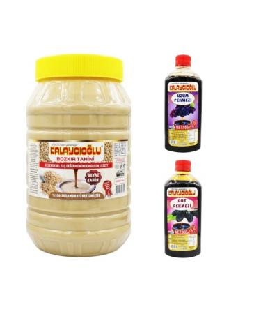 Kalayc o lu White Steppe Tahini 1900gr - Mulberry Molasses 950gr - Grape Molasses 950gr