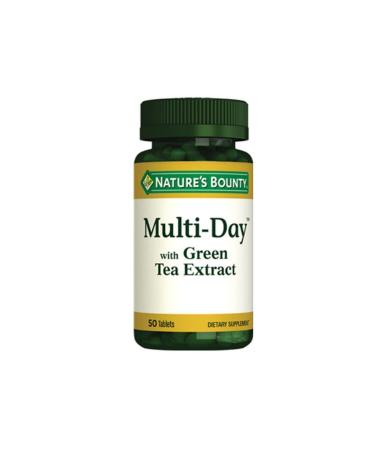 Natures Bounty Multi-day With Green Tea Extract 50 Tablets