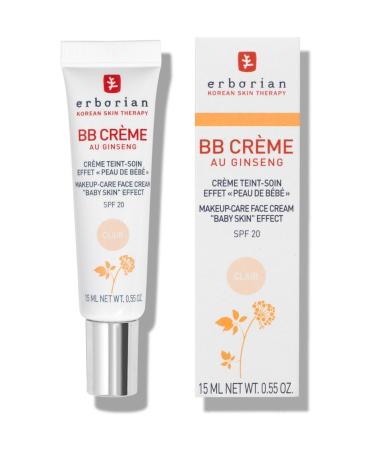 erborian BB Cr me Au Ginseng - Baby Skin Effect Makeup-Care Face CreamSPF20+ 15 Ml