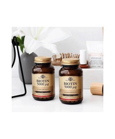Solgar Biotin 5000 Mcg 50 Capsules 2 Pieces - Buy Online on GoSupps.com