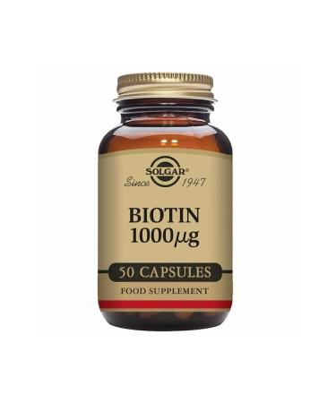 Solgar Biotin 1000 Mcg 50 Capsules
