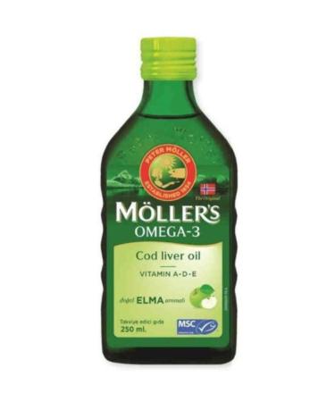 Mollers M llers Omega 3 Fish Oil Natural Apple Flavor 250 Ml