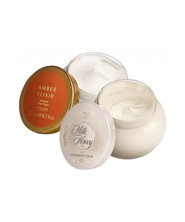 Oriflame Milk & Honey Gold Nourishing Hand & Body Cream-Amber Elixir Perfumed Body Cream