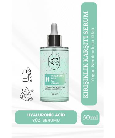 Caria Hyaluronic Acid Face Serum Intensive Moisturizing Effect - Anti-Wrinkle Serum 50 ml