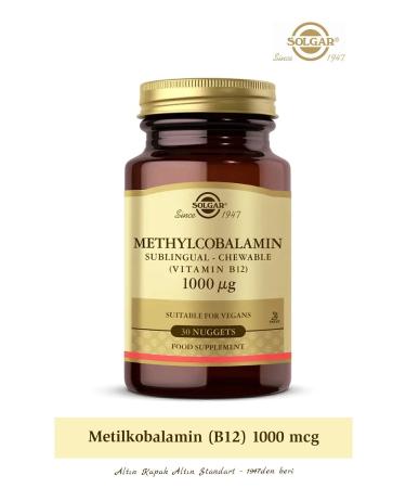 Solgar Methylcobalamin (b12) 1000 Mcg 30 Sublingual Tablets