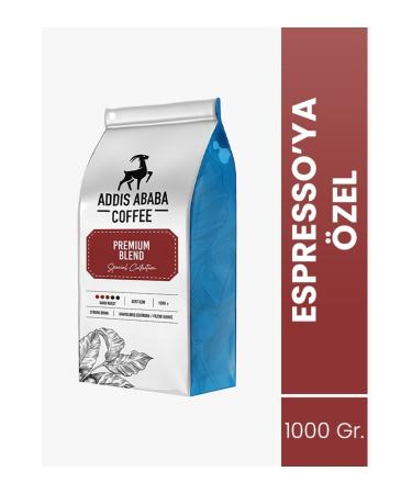 Addis Ababa Coffee Premium Espresso Blend Bean Coffee 1000 Gr.