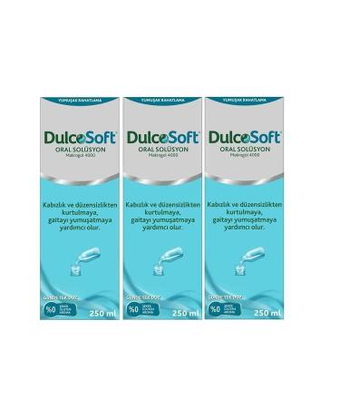 Dulcosoft Oral Solution Macrogol 4000 250 ml 3 Units