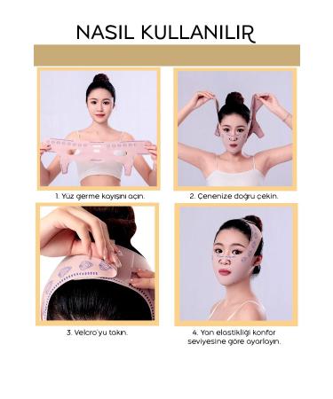 Obenimstore Instant Face Lift & Contour Mask - V-Line Shape Face Lift Belt Face Firming Chin Mask - Buy Online on GoSupps.com