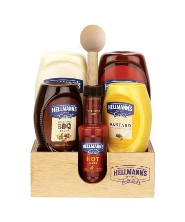 Hellmannss Hellmann's 5-Piece Sauce Pack and Wooden Stand