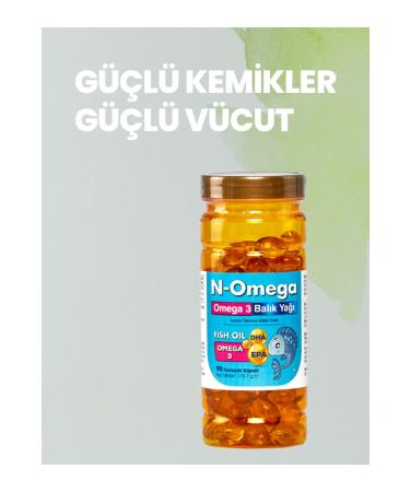 90 Capsules Omega-3 Fish Oil Containing n-omega Dha and Epa 90 Capsules - Buy Online on GoSupps.com