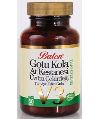 Balen Gotu Kola & Horse Chestnut & Grape Seed Extract Capsule