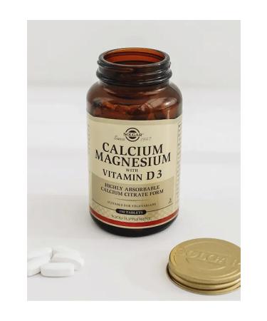 Solgar Calcium Magnesium With Vitamin D3 150 Tablets - Buy Online on GoSupps.com