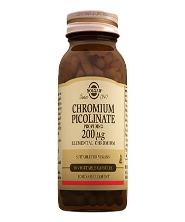Solgar Chromium Picolinate 200 Mcg 90 Capsules
