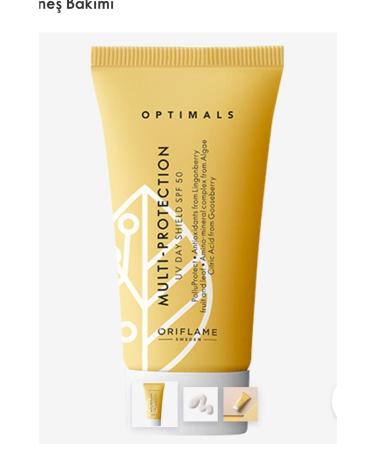 Oriflame 1 Multi-protection day cream with SPF 50. Protects against harmful UV rays and environmental pollution.
