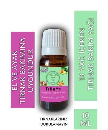 TiBaYa Nail Care Oil 10 Ml "Nail Care Oil Containing 13 Oils"