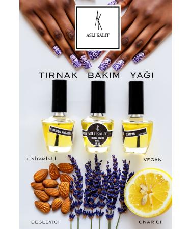 ASLI KALIT Nail Care Oil 0 Handmade from Natural Oils 15cc