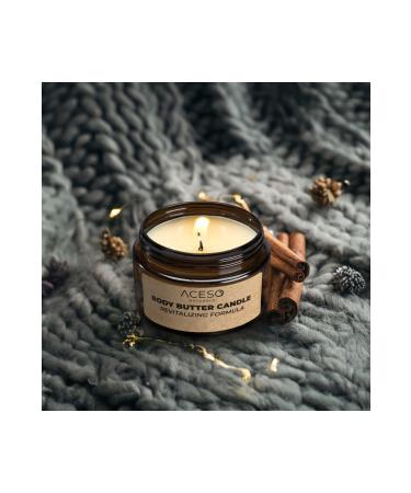 Aceso Naturals Body Butter Candle - Coconut High Moisturizing Natural Body Butter Coconat - Buy Online on GoSupps.com