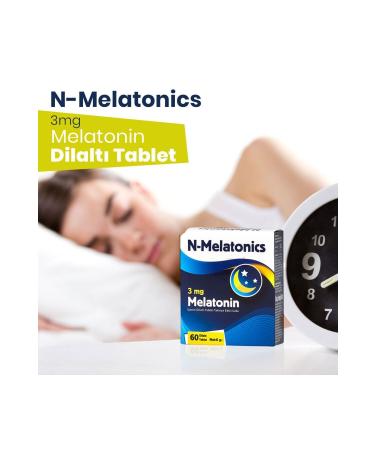 Crom Health N-melatonics Sublingual Melatonin Supplement - Fast Sleep Regulator and Quality Enhancer (60 TABLETS) - Buy Online on GoSupps.com