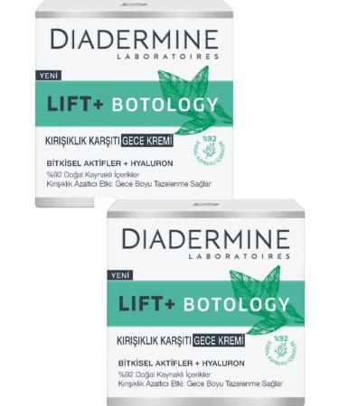 Diadermine Lift+ Botology Anti-Wrinkle Night Cream 50 Ml. (Natural Source) 2-Pack