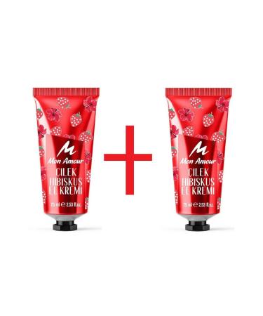 monamour Mon Amour Strawberry & Hibiscus Hand Cream 2 pcs