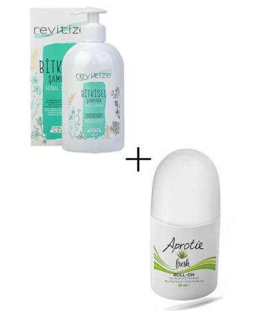 Tiens Revitize Herbal Shampoo 500 ml & Aprotie Fresh Roll-on 60 ml
