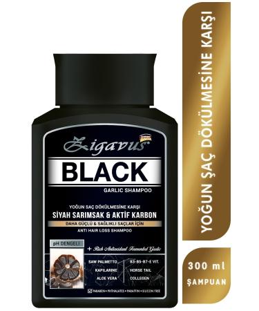 Zigavus Black - Black (Black) Garlic - Active Carbon Shampoo 300 ml 8699349130701