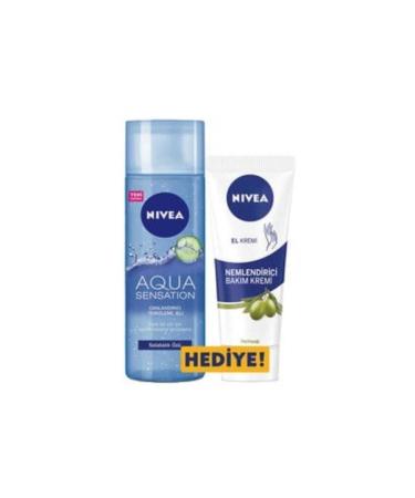 NIVEA Aqua Sensation Refreshing Cleansing Gel Moisturizing Care Cream