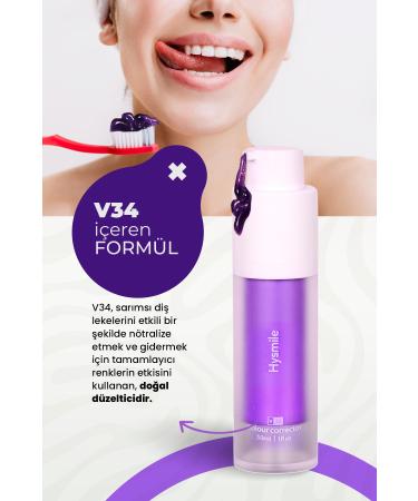 Smilekit Purple Teeth Whitening Gel (V34) & Purple Carbon Teeth Whitening Powder - Buy Online on GoSupps.com