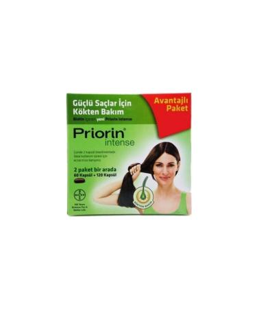 Bayer Priorin Intense Advantage Pack 120 + 60 Capsules