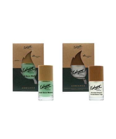 Kalyon Herbal Anti-Dry Nail Care Oil Hemp Seed Oil 11 ml + Nail Night Mask 11