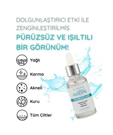 axodine Hydrating Plumping Revitalizing Hyaluronic Acid Serum 30 ml