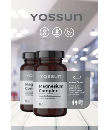 YOSSUN Magnesium Complex Tablet Food Supplement 1000mg - Buy Online on GoSupps.com