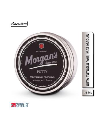 Morgan's Pomade Morgan's Putty Medium Matt Finish - Medium Hold Volumizing Matte Styling Cream 75ml - Buy Online on GoSupps.com