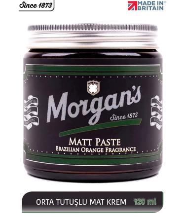 Morgan's Pomade Morgan's Matt Paste Brazilian Orange - Matte Look Medium Hold Hair Styling Cream 120 ml