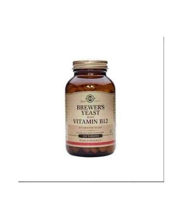 Solgar Brewer S Yeast With Vitamin B12 250 Tablets