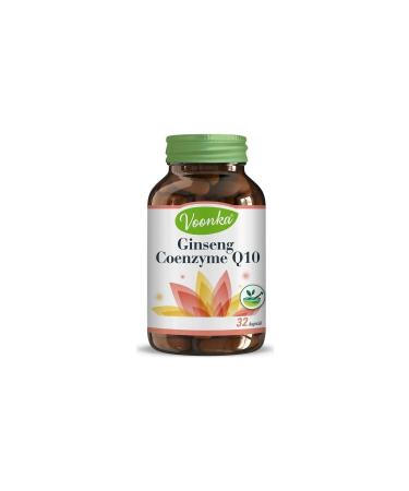 vonka Voonka Ginseng Coenzyme Q10 32 Capsules. 31 12 2024