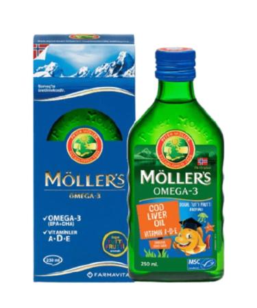 Mollers Mollers Omega 3 Fish Oil Tuttu Frutti 250 Ml