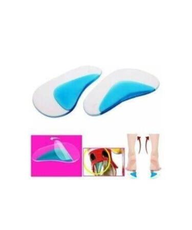 AKSCEP Arch Support Gel Flat Feet Silicone Foot Sole Gap Filler