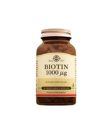 Solgar Biotin 1000 Mcg 50 Capsules