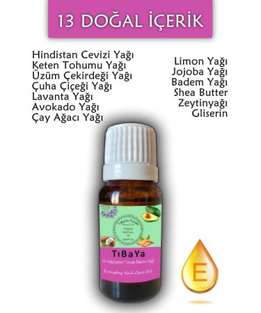 TiBaYa Nail Care Oil 10 Ml "Nail Care Oil Containing 13 Oils" - Buy Online on GoSupps.com