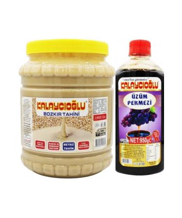 Kalayc o lu White Steppe Tahini 1900 gr - Grape Molasses 950 gr