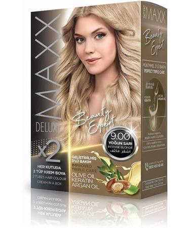 Lilafix Maxx Deluxe Beauty Expert 9.00 Intense Blonde 1 Pack Hair Dye