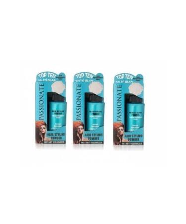 Passionate Hair Styling Powder Volume Matte 20 g 3pcs