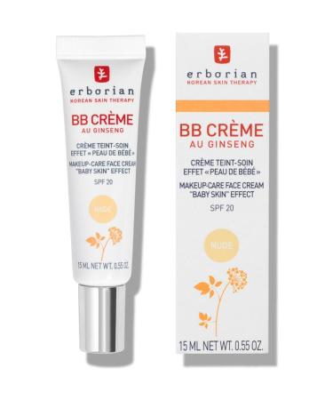 erborian BB Cr me Au Ginseng - Baby Skin Effect Makeup-Care Face CreamSPF20+ 15 Ml