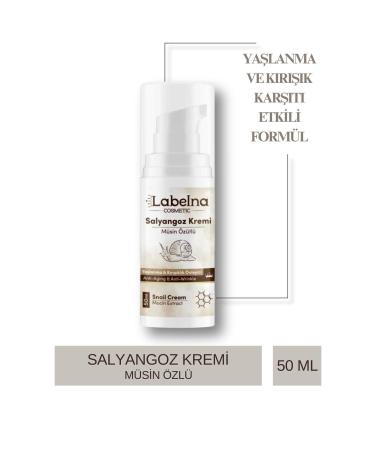 Labelna Cosmetic Anti-Aging and Anti-Wrinkle Snail Cream 50 ml