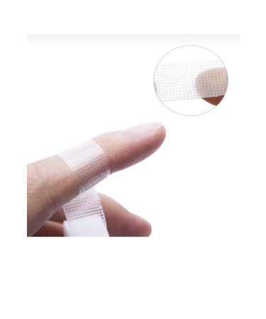 DFCOSMETICS 2-Pack Transparent Tape Silk Eyelash Medical Under Eye Tape Anti-Allergic Breathable Tape 9mt