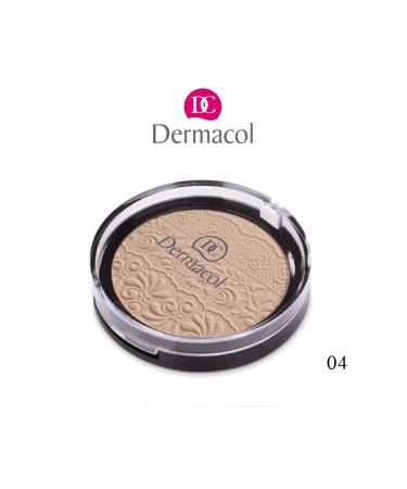 Dermacol DUO Blusher Powder-Double Blush Mattifying-Silky Smooth Permanent Natural Velvety Blush-No4