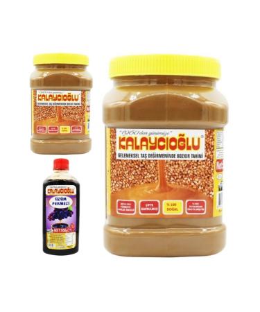 Kalayc o lu Bozk r roasted tahini (whole wheat) 935 gr X2 - Grape molasses 950 gr
