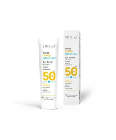 Storice Tinted Sun Protection Care Cream Spf50+ 40 Ml